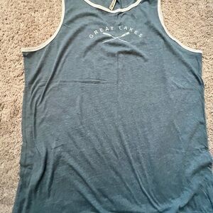 Great Lakes Blue Tank Top for Men